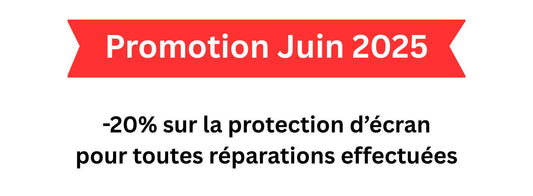 -20 % sur la protection d'écran pour toute réparation effectuée