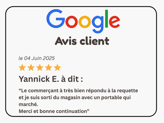 Avis de Yannick pour la réparation de téléphone à Aix en Provence chez Neo Mobile dans la Rue Chabrier