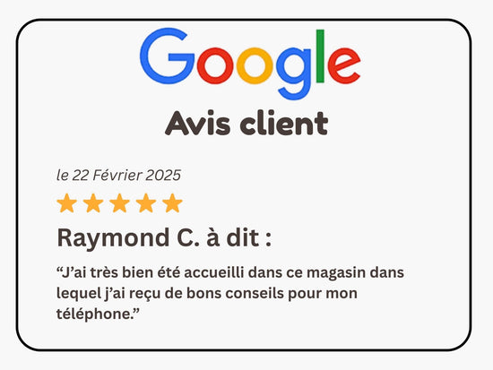 Avis positif de Raymond C. pour le magasin Neo Mobile™ à Aix en Provence