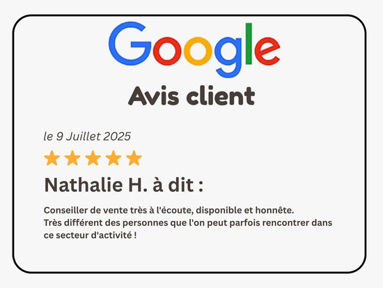 avis positif de Nathalie pour le magasin de réparation Neo Mobile à Aix-en-Provence