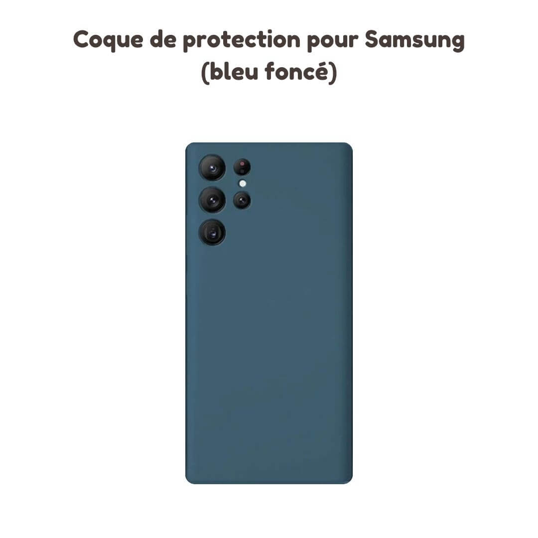 achat coque de protection Samsung Galaxy autour de moi à Aix en Provence couleur bleu foncé