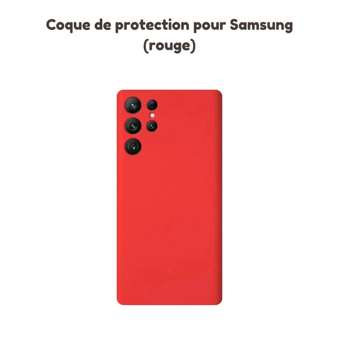 Où acheter une coque de protection Samsung Galaxy autour de moi à Aix en Provence couleur rouge
