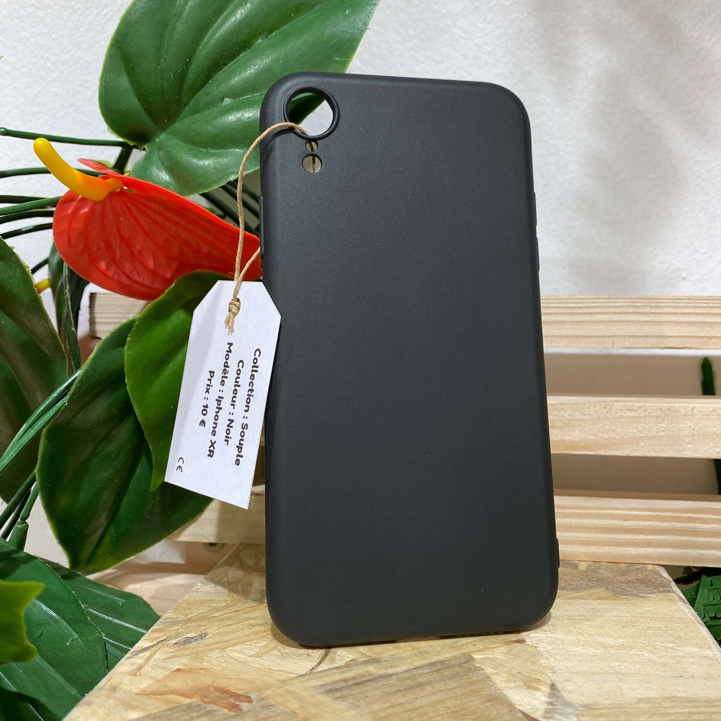 Coque de protection en silicone pas cher pour iPhone XR