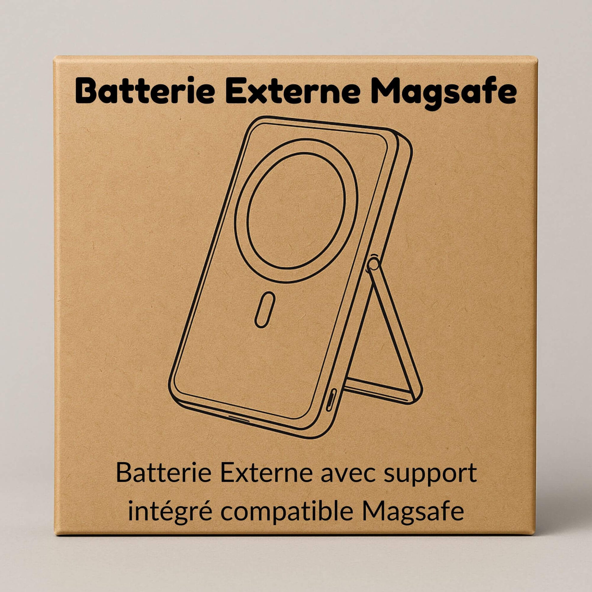 Batterie externe avec support intégré et compatible Magsafe en vente chez Neo Mobile à Aix en Provence