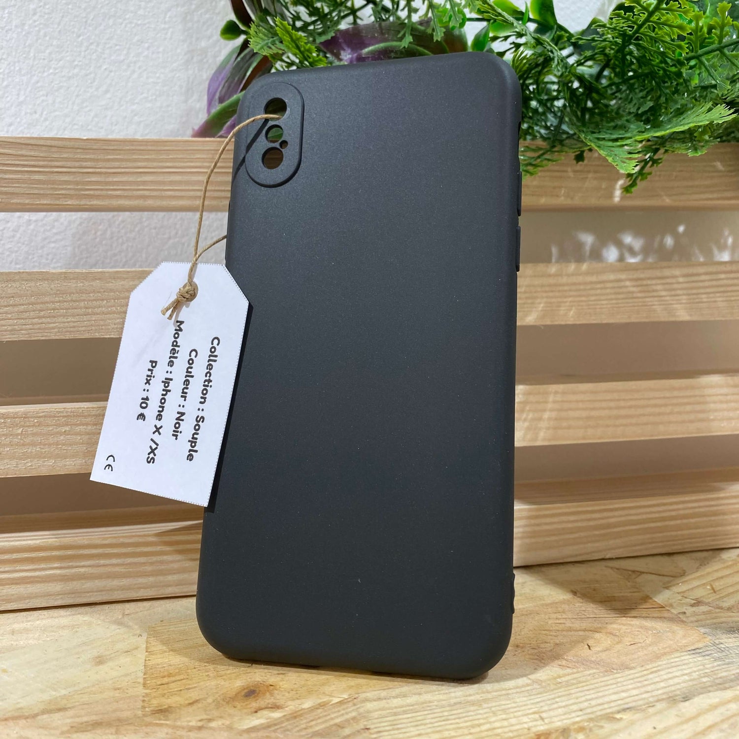 Coque de protection en silicone souple premier prix pour iPhone X et iPhone XS