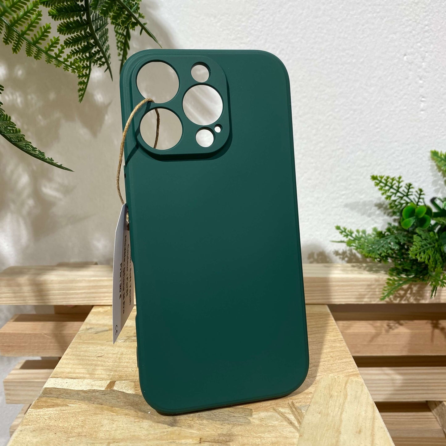 Coque de protection pour iPhone 16 Pro couleur vert foret