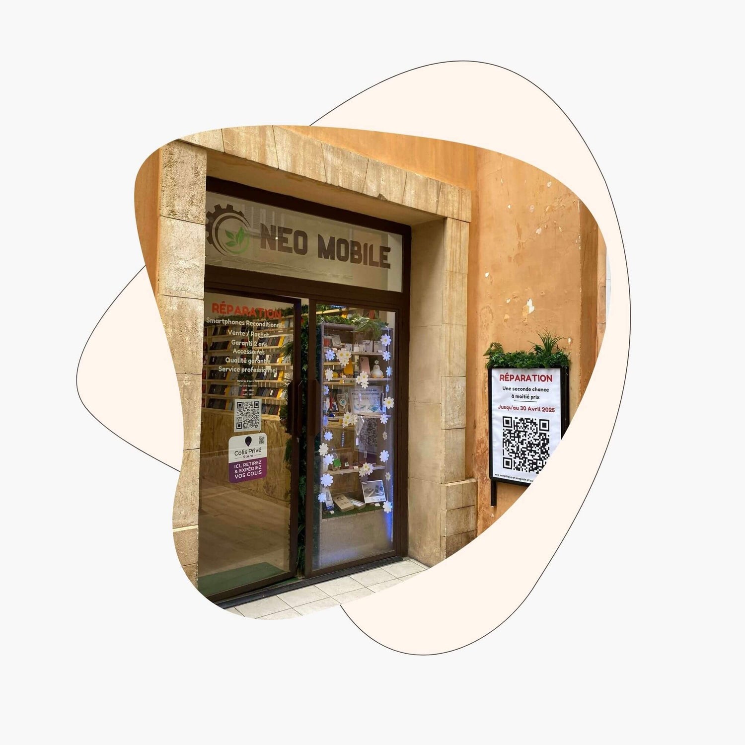 Devanture du magasin Neo Mobile à Aix en Provence