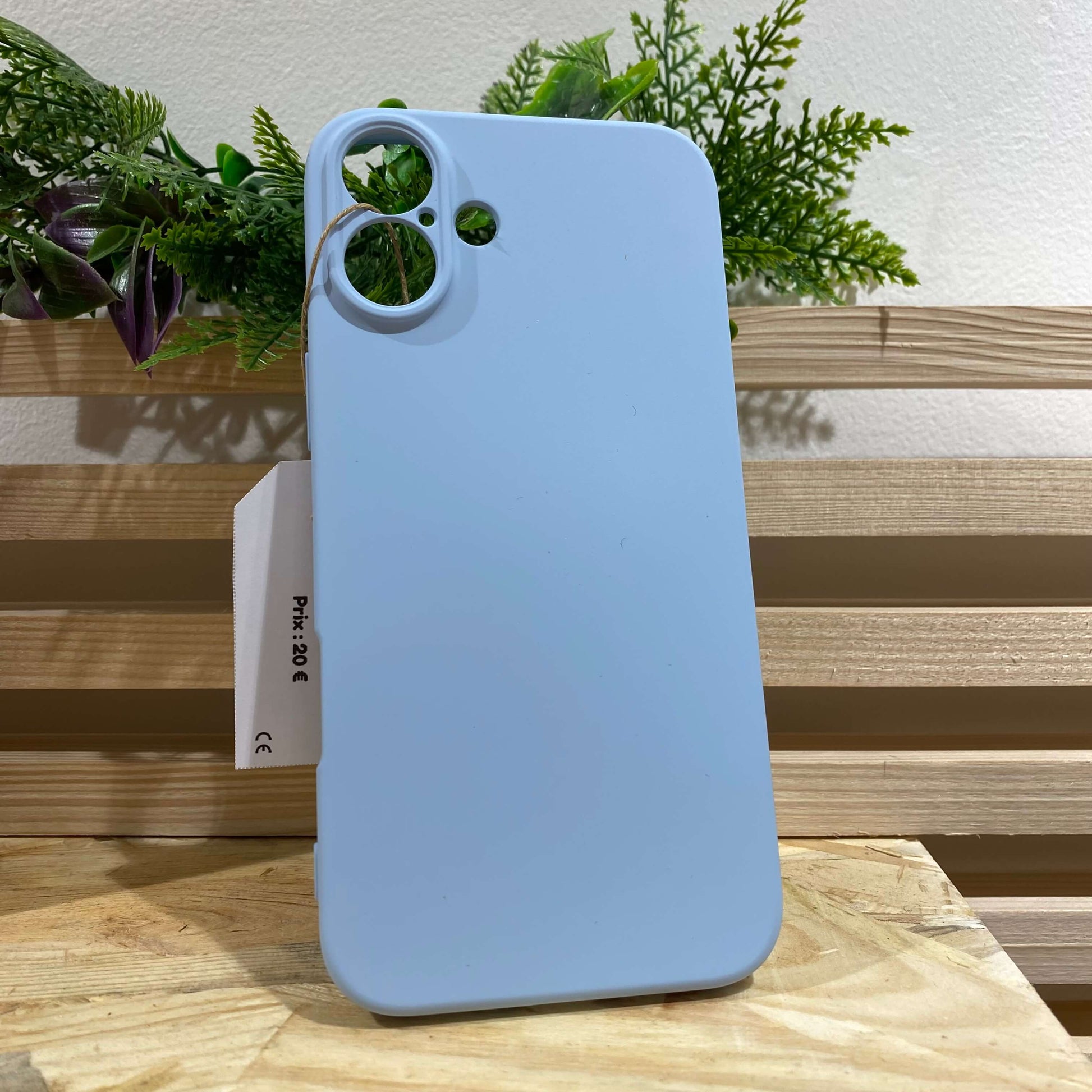acheter coque de protection pour iPhone 16 Plus couleur bleu azur