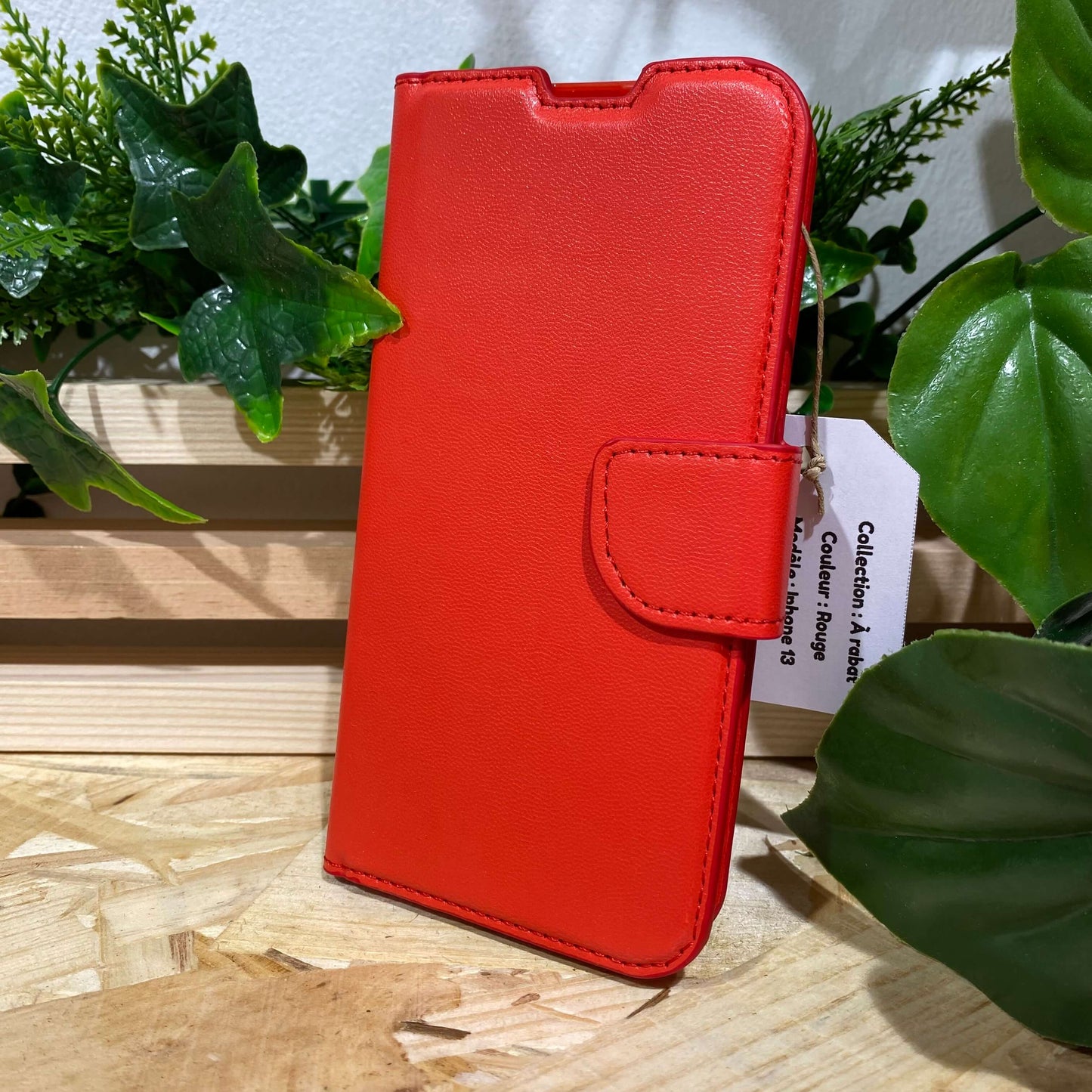 Acheter étui portefeuille iPhone à Aix en Provence iPhone 13 rouge