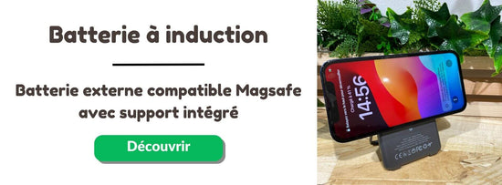 Découvrez un support de téléphone compatible Magsafe qui est également une batterie externe pour charger votre téléphone